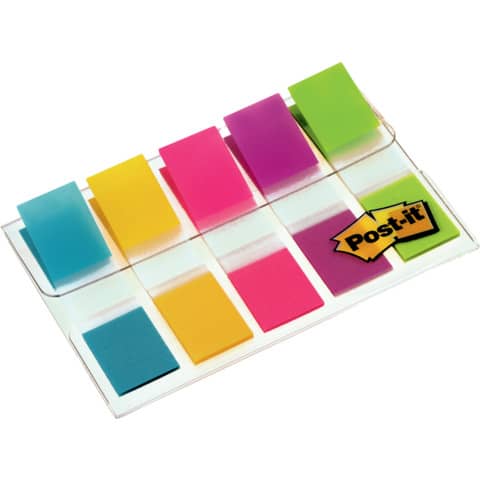 Segnapagina removibili Post-it® Index Mini con dispenser brillanti assortiti 5 confezioni da 20 - 683-5CBEU